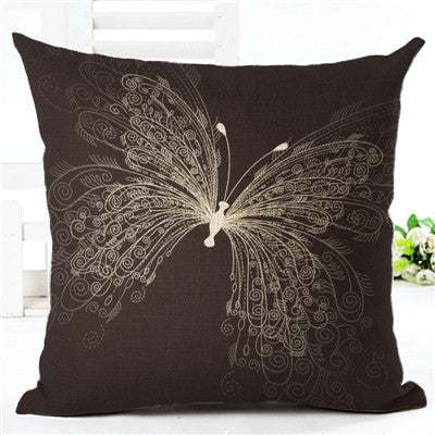 Chic Butterfly Cushion Cover - Home Décor, Throw Pillow Case