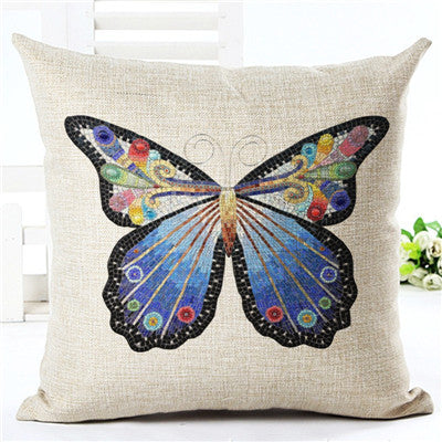 Chic Butterfly Cushion Cover - Home Décor, Throw Pillow Case