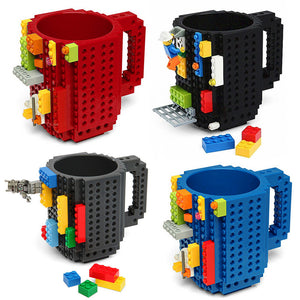 1 Piece Build-on Brick Mug  - Building Blocks Coffee Cup - Baby Gifts Delivered
