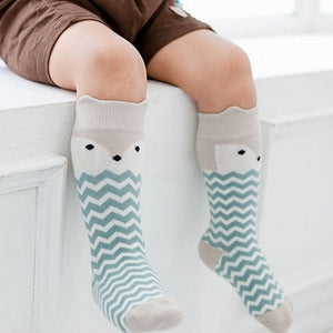 2016 Cartoon Socks Cotton Anti-slip sock Newborn Toddler Knee High Sock Baby Animals Socks Leg Warmers For Newborns - Baby Gifts Delivered