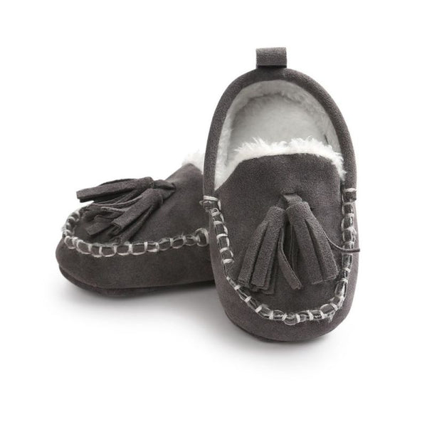 2017 Winter Baby Pu Leather Infant Suede Boots Baby Moccasins Newborn Princess Baby Shoes - Baby Gifts Delivered