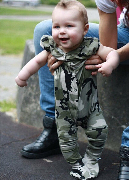0-3Y Newborn Infant Baby Boys Summer Clothes Camouflage Sleeveless Romper Jumpsuit Playsuit Outfits Clothes - Baby Gifts Delivered