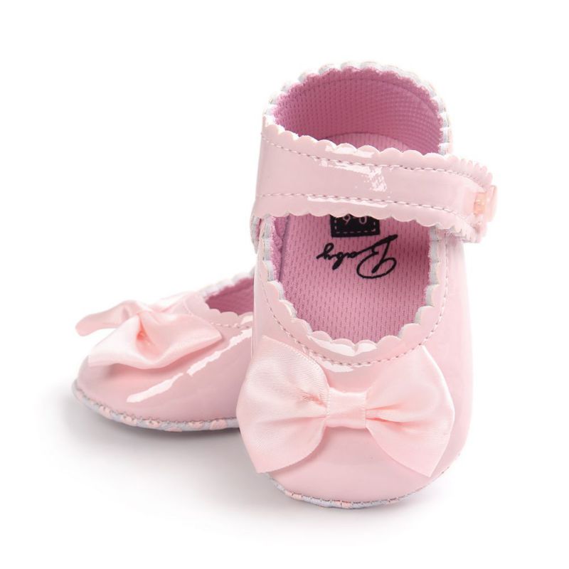 2017 Autumn Infant Baby Boy Soft Sole PU Leather First Walkers Crib Bow Shoes 0-18 Months Baby Moccasins Shoes - Baby Gifts Delivered