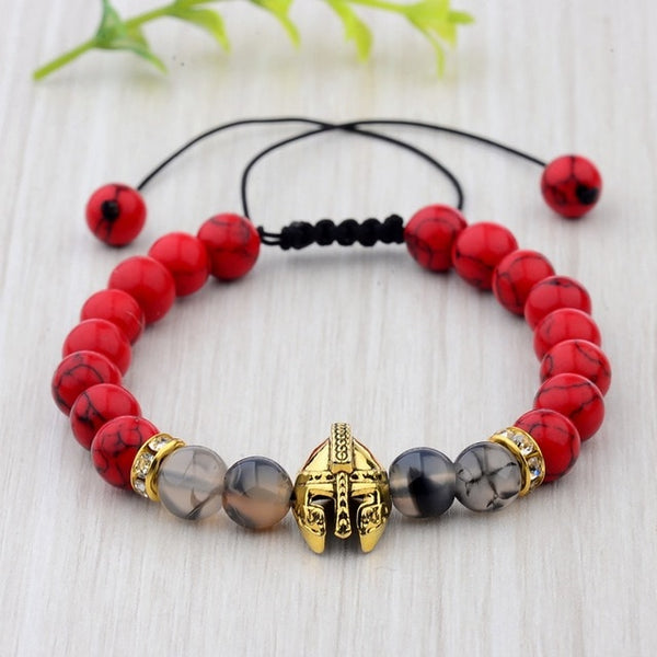 7 Chakra Colorful & Black Lava Stone Weave Braiding Bracelet Handmade Beads Bracelet Jewelry