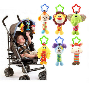 Cute Baby Toys Soft Musical Newborn Kids Toys Animal Baby Mobile Stroller Toys Plush Playing Doll - Baby Gifts Delivered