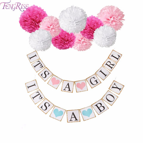 Baby Shower, baby birthday, gender announcement party decorations - Baby Gifts Delivered
